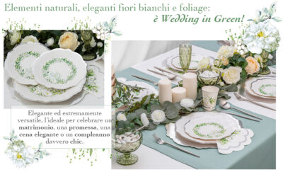 Elementi naturali, fiori e foliage? Un trend perfetto per una tavola chic o un eco-wedding!