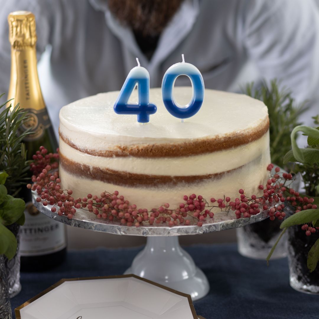 Candeline Compleanno A Cuore Oro Champagne, 10 Pezzi Metallizzati Per Torta, Matrimonio E Anniversario