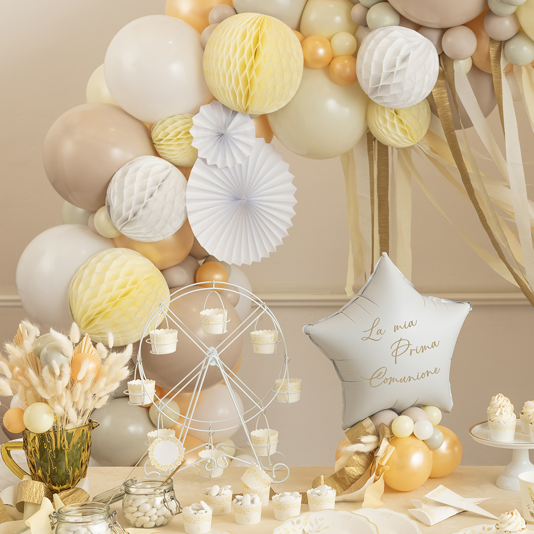 paper decoration set avorio