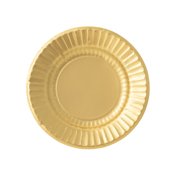 piatto oro monocolore