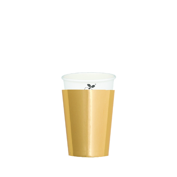 bicchiere oro monocolore